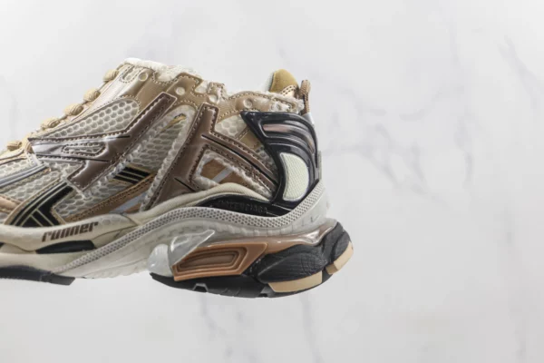 Balenciaga Runner 'Beige Black White' - Image 4