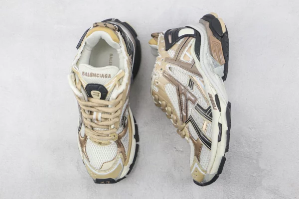 Balenciaga Runner 'Beige Black White' - Image 7