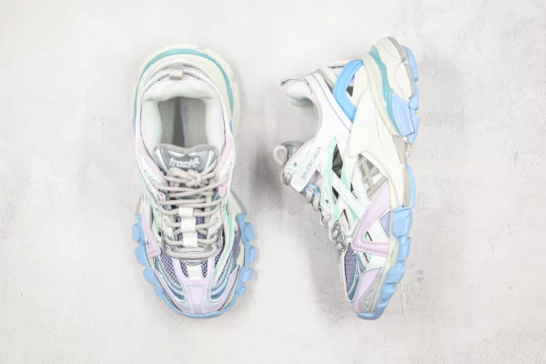 Balenciaga Track.2 'White Light Blue' - Image 7