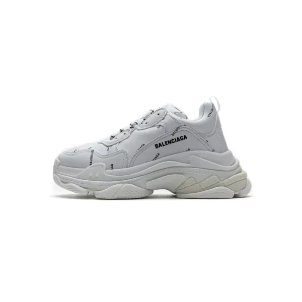 Balenciaga Triple S 'Allover Logo - White'