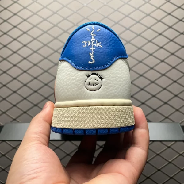 Travis Scott x Fragment x Air Jordan 1 Low OG SP 'Sail Military Blue' - Image 3